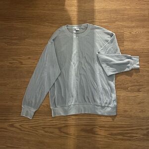 TNA light blue waffle top